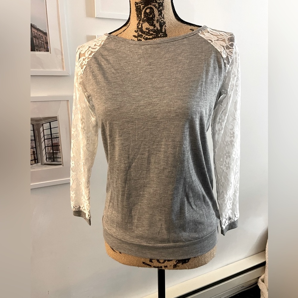 Lace long sleeve top